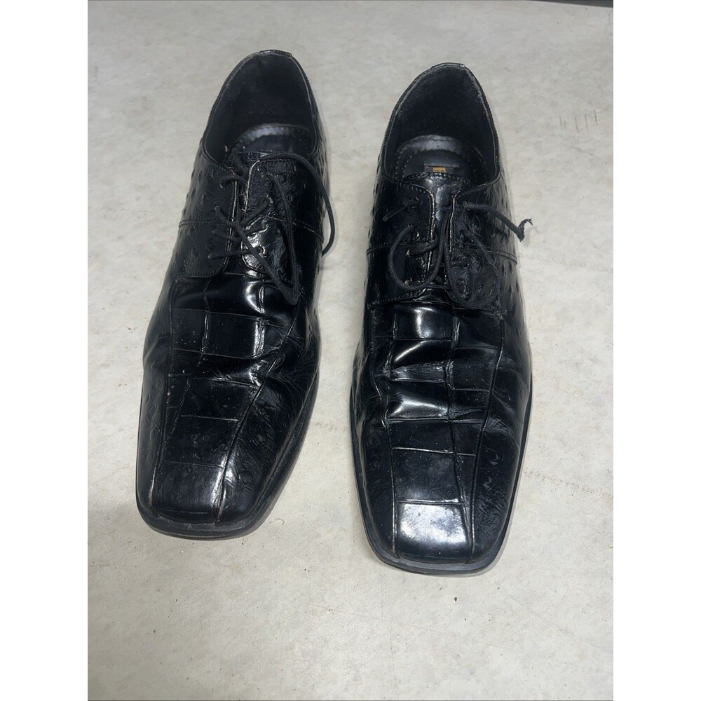 VTG Stacy Adam’s Dress Shoes Black Leather Size 8.5